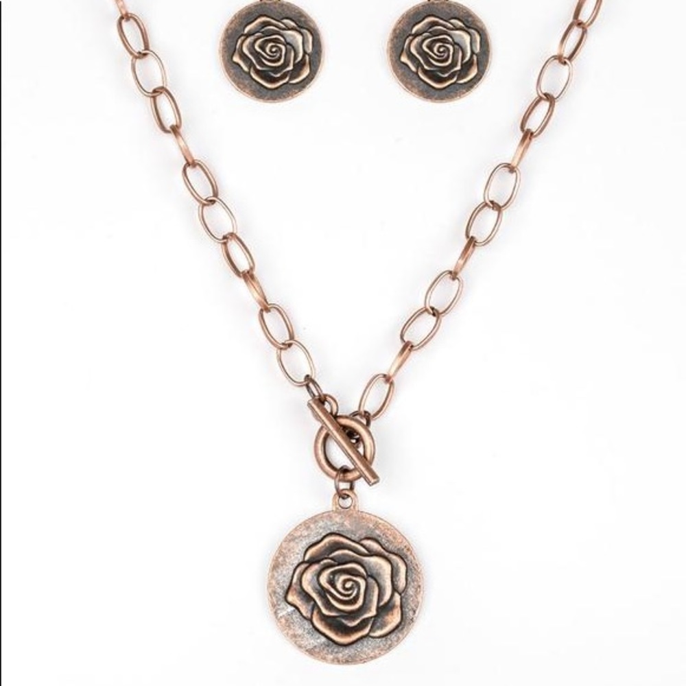 COPY - Paparazzi Copper Rose Necklace